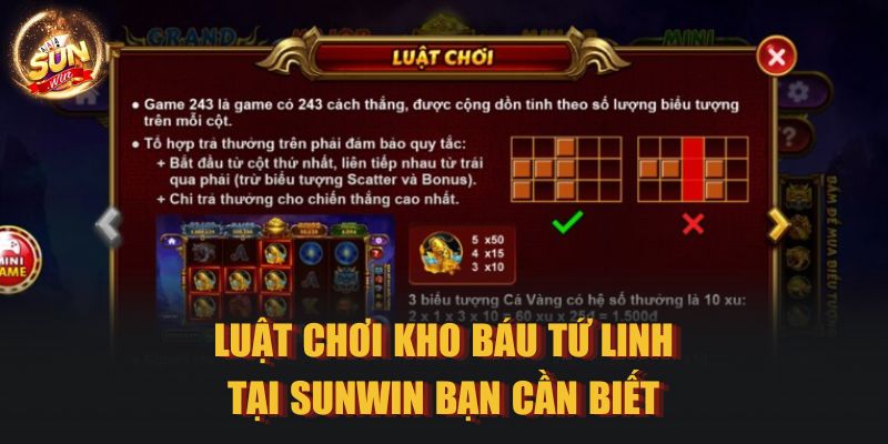 Luật chơi Kho Báu Tứ Linh tại Sunwin bạn cần biết